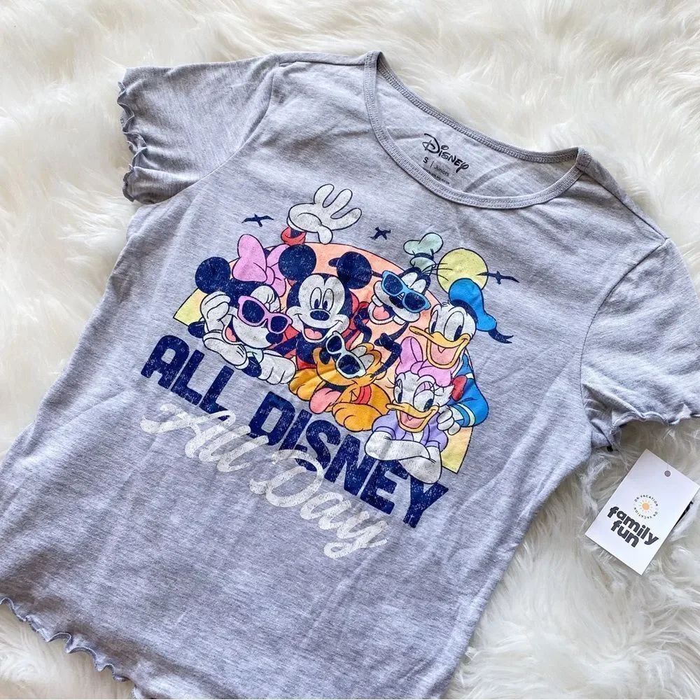 Disney Mickey Mouse & Friends "All Disney All Day" Fitted Baby Tee